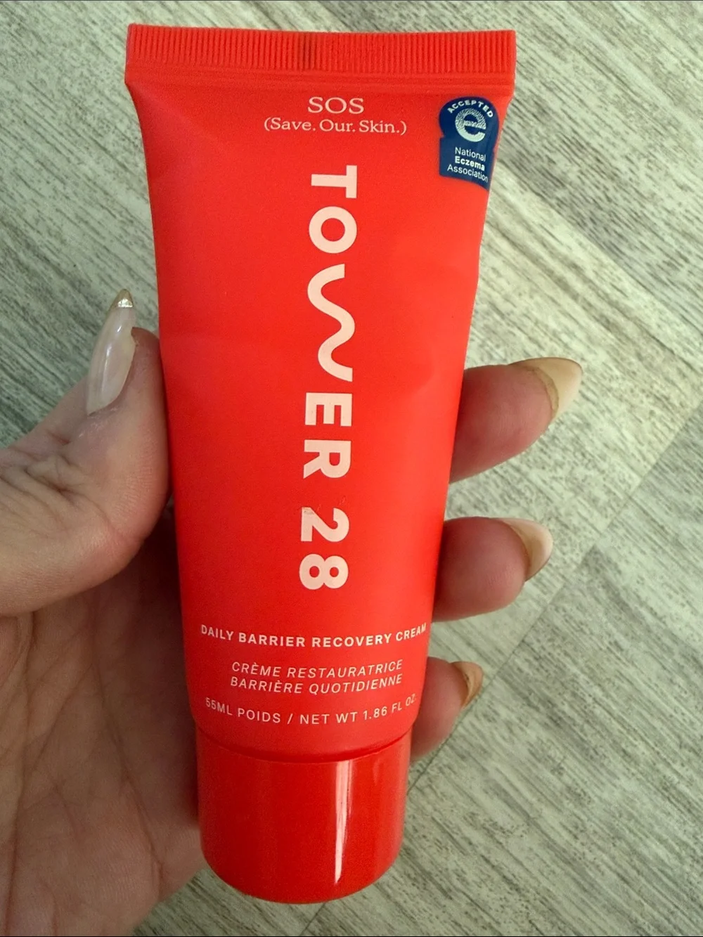 Tower 28 Daily Barrier Recovery Cream - Bright Coral Red